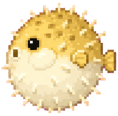 Pufferfish Stage 2 Spines Out